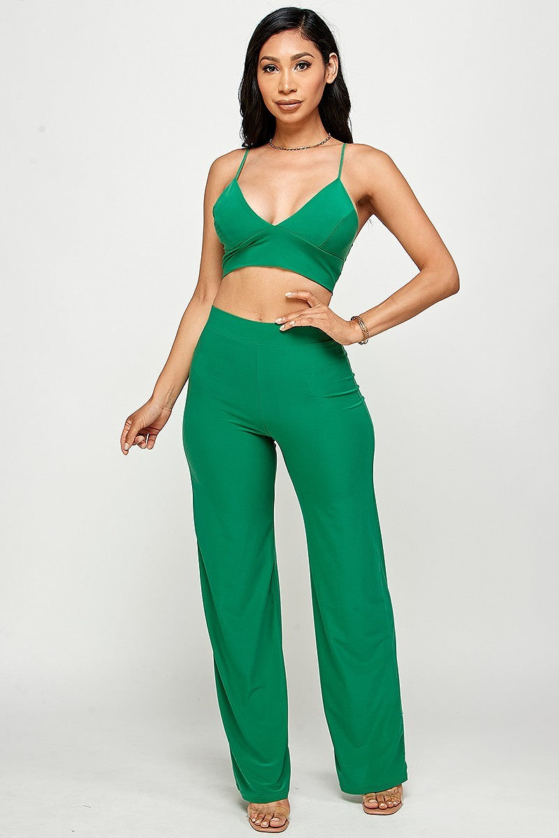 Green With Envy Pants Set