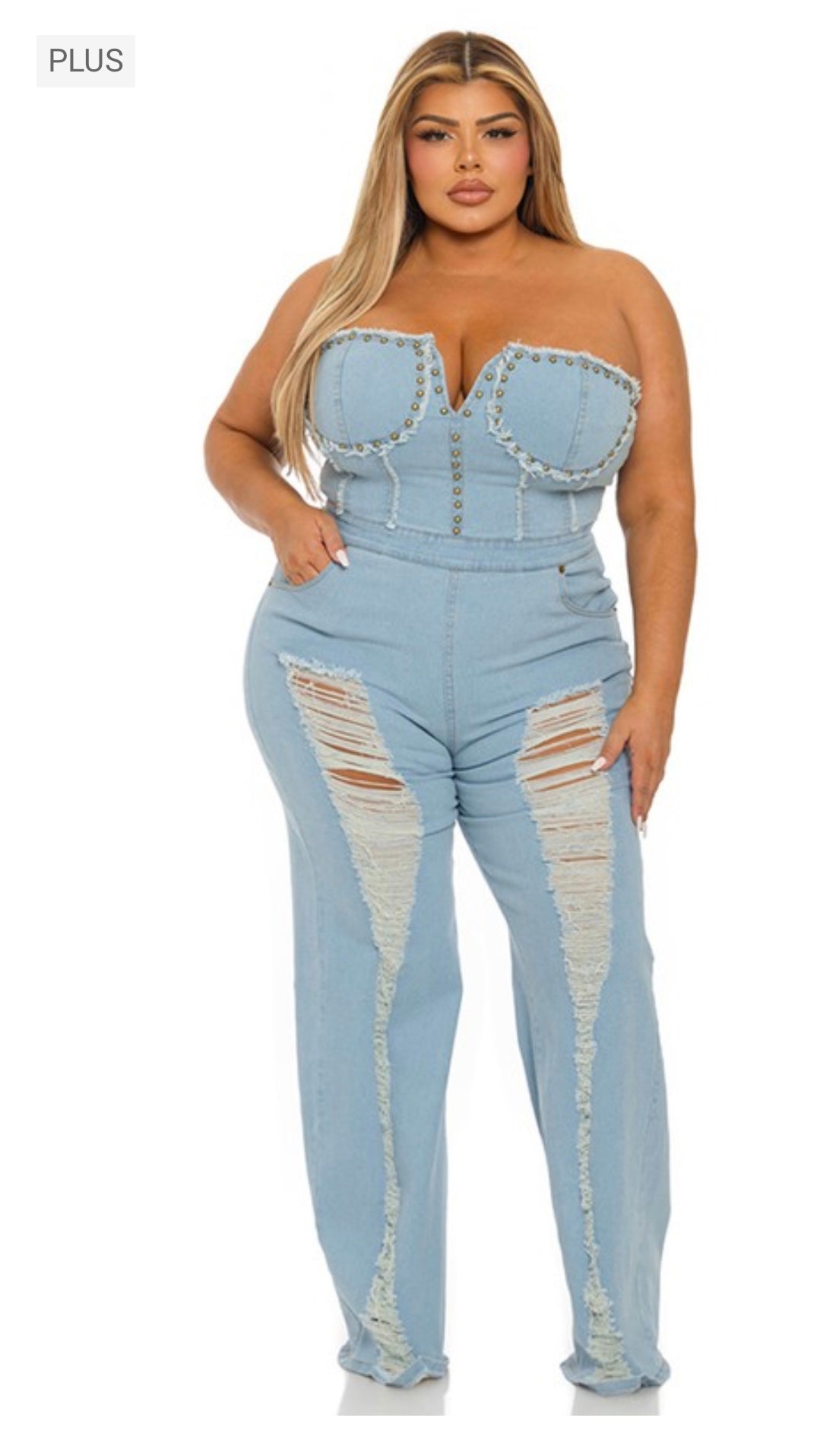 Full Figured Sexy Jumpsuit