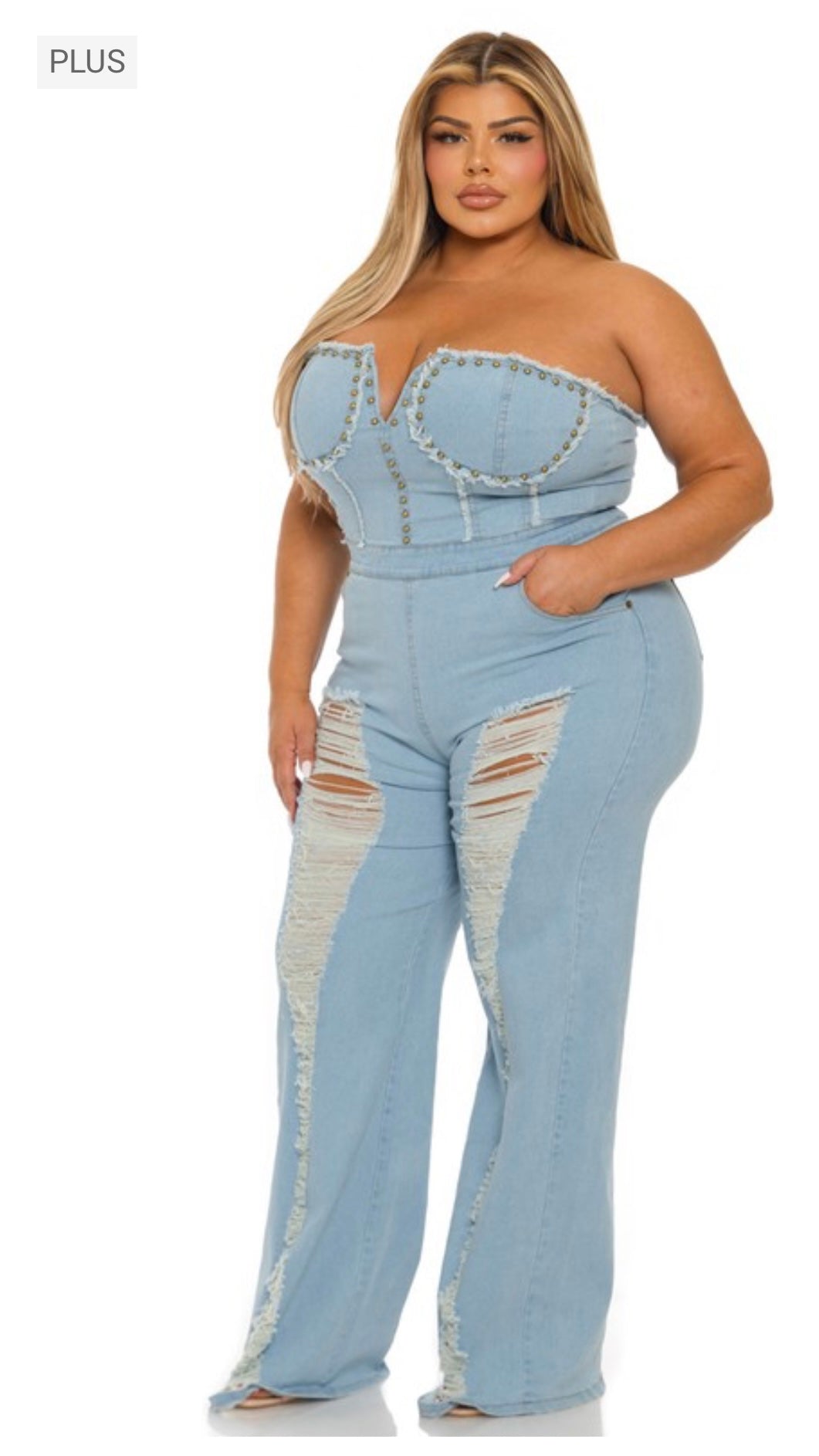 Full Figured Sexy Jumpsuit