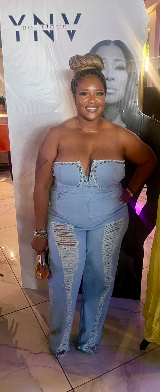 Full Figured Sexy Jumpsuit